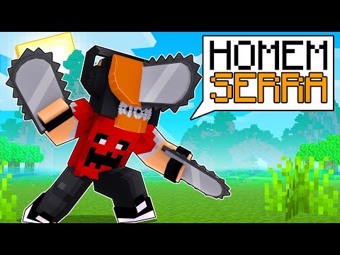 P3DRU became a SAWMAN in Minecraft FOR 24 HOURS!