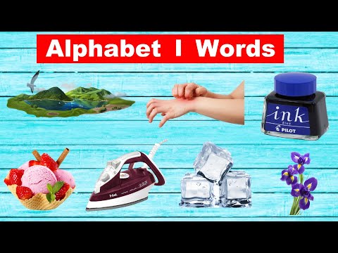 Alphabet I Words | learn I Words | alphabet I | Preschool Learn I Words | Kids camp