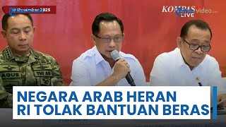 Negara-negara Arab Heran Indonesia Tolak Bantuan Beras 30 Ton untuk Bencana Banjir di Medan Sumatera
