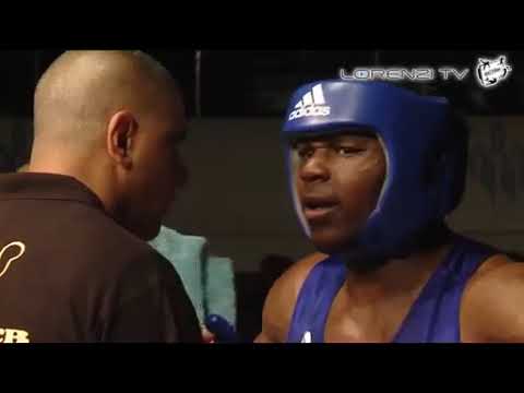 Finale Boxe  CHP France Amateur - 91 kg   John MBUMBA vs  MARIKO