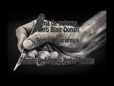 TEMA SUTURAS: PUNTO BLAIR DONATI O COLCHONERO VERTICAL