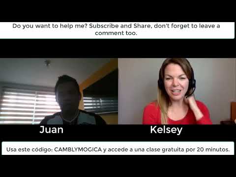 English conversation with Cambly  Day #   138 Kelsey