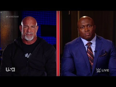 WWE RAW 18 October 2021 Highlights   Goldberg Face To Face Bobby Lashley