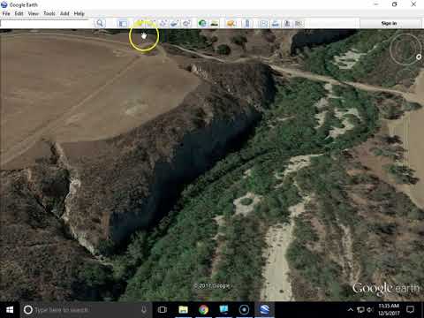 Vic Morrow's death location from Google Earth