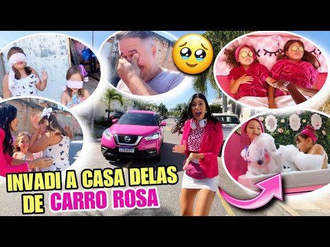 FUI DE CARRO ROSA NA CASA DE DUAS INSCRITAS e SURPREENDI ELAS COM UM DIA DE PRINCESA!! 😱👑😭