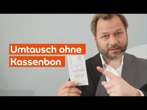 Umtausch ohne Kassenbon – SRH Lawcast erklärt wie's geht