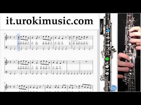 Corso di Oboe Marshmello ft. Bastille - Happier Tablature Tab um-i276