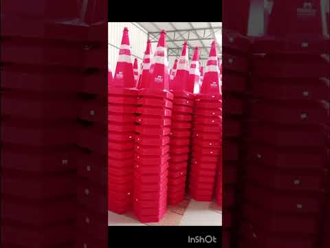 Size: 28 inch Multicolor Plastic Cones