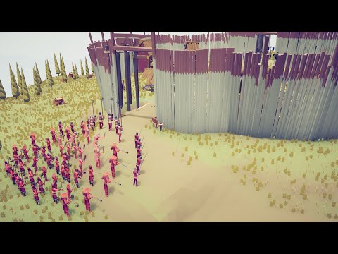60x ARABIAN SOLDIERS DEFENCE CASTLE FROM ALL FACTION - Totally Accurate Battle Simulator | TABS