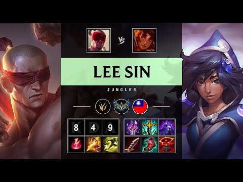 Lee Sin Jungle vs Taliyah - TW Challenger Patch 25.13