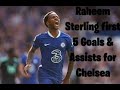 Raheem Sterling - First 5 Goals & Assists For Chelsea FC