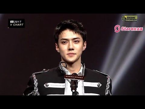 170408 EXO ✪  5th V Chart Awards ♥ 세훈 sehun