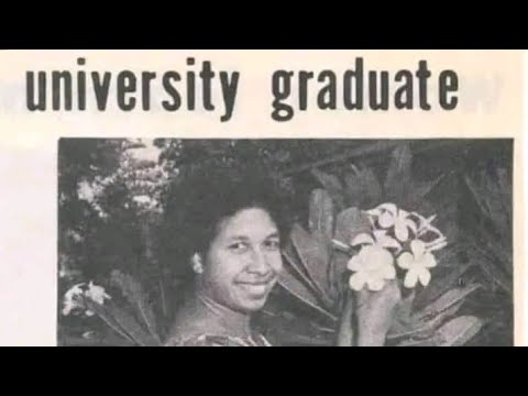 She's The First PNG woman to graduate from University