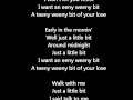 Elvis Presley- Just A Little Bit- Lyrics On Screen