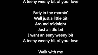 Elvis Presley- Just A Little Bit- Lyrics On Screen