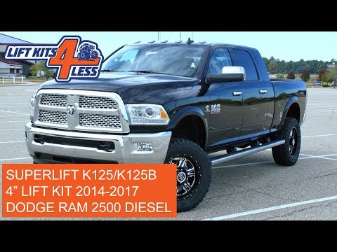 SuperLift K125/K125B | 2014-2016 Dodge Ram 2500 Diesel | 4 " Lift Kit