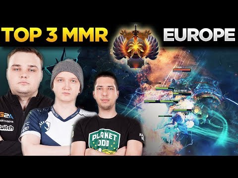 World's Best Dota 2 Players - TOP-3 MMR Rank of Europe