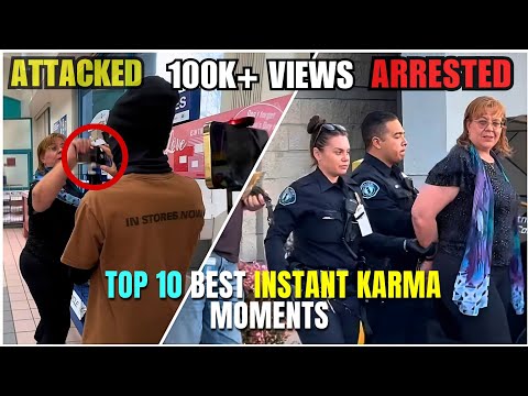 TOP 10 Best INSTANT KARMA Moments | Instant Karma Compilation | First Amendment Auditing