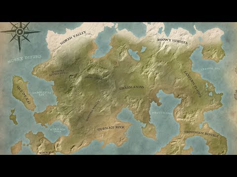 Create a Fantasy Map of Your Own Fictional World in Adobe Photoshop