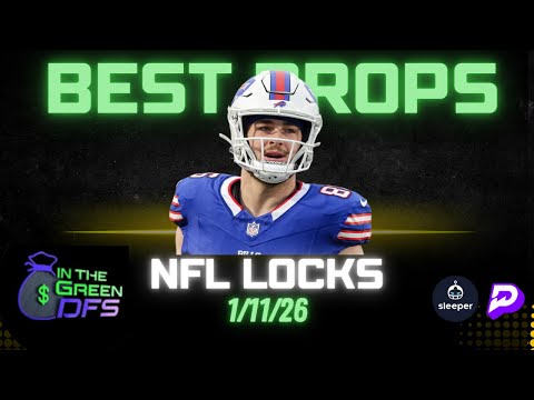 BEST NFL PROPS TODAY | BEST 5 BETS | SUNDAY 1/11/26 | NFL WILD CARD SUNDAY | BONUS NBA BET 🔥