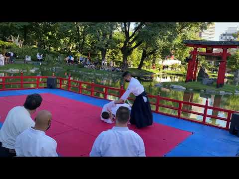 Exhibición de las 17hs en el @jardinjapones, 27/3/2022  Aikido Aikikai 合気道合気会