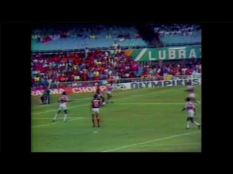 Flamengo 3x1 Santa Cruz - Brasileiro 1987 - Melhores momentos e gols - 22/11/1987