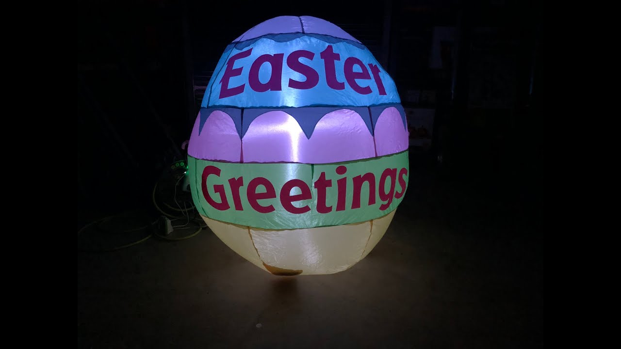 Review: Gemmy Airblown Inflatable Easter Egg - 2.5 foot Easter Inflatable