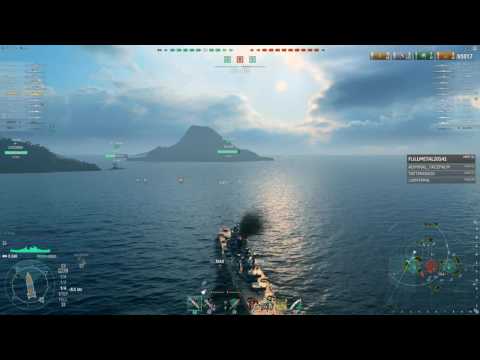 WoWS 0.6.1 - Zao 259K Damage BBQ