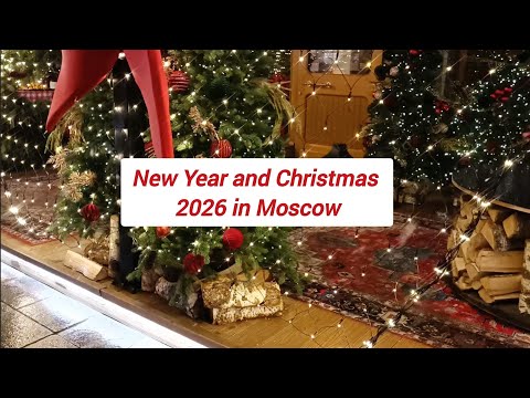 New Year and Christmas 2026 in Moscow | Learn Russian language 