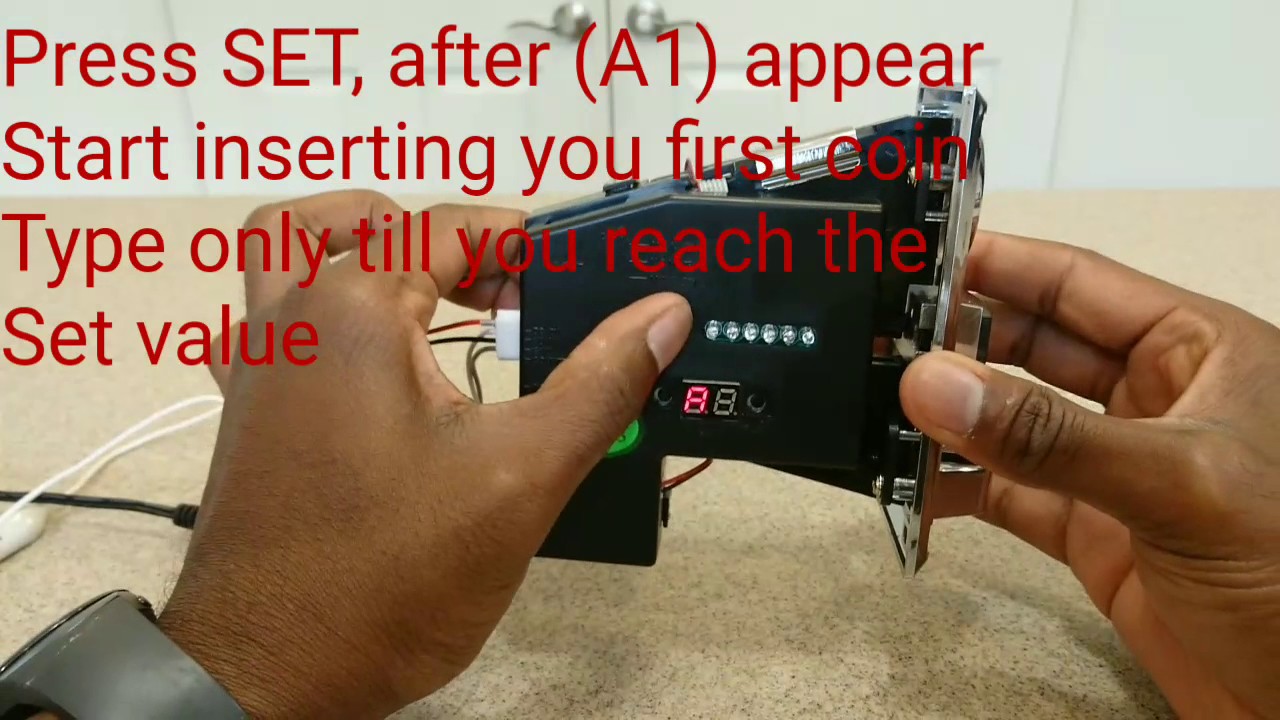 How to setup coin acceptor on raspberry pi retropie