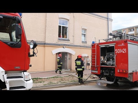 Pożar piwnicy na Koszarach - zambrow.org