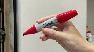 How to remove permanent marker from your walls!