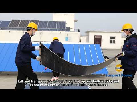 Installation Instruction of SUNPORT lightweight and flexible solar modules