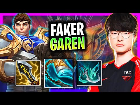 FAKER IS A BEAST WITH GAREN! | T1 Faker Plays Garen Mid vs Sylas!  Season 2024