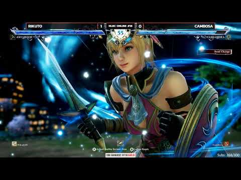 Soulcalibur VI @ NLBC Online #18 - Rikuto vs Cambosa [4K/60fps]