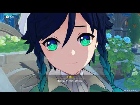 Venti saying please in four different languages. Genshin Impact