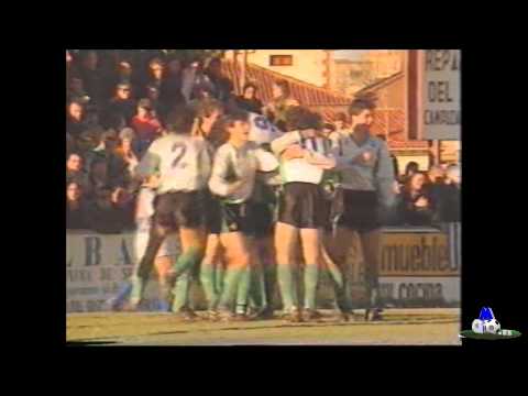 Resumen del R.S.Gimnástica 1 - R.Racing Club 1. Temporada 1.990-91, 2ª división "b".