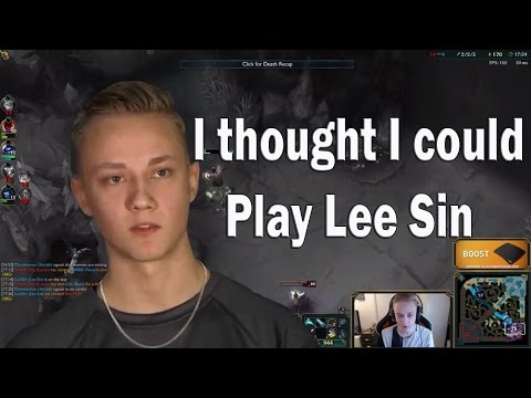 Great Lee Sin play on Rekkles' stream