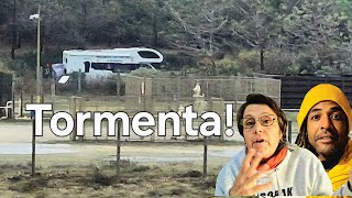 En plena tormenta