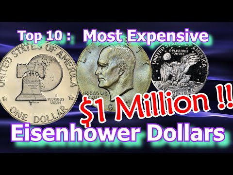 Top 10 Most Expensive Eisenhower Dollar Coins OF All Time