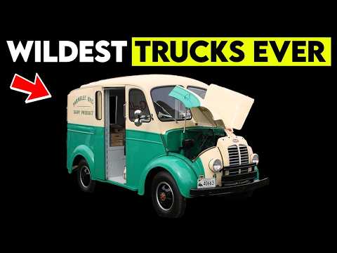 10 Strange Classic Trucks And Their Insane Engines!