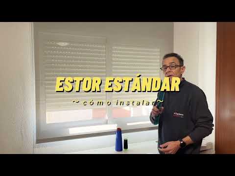 Cómo Instalar un Estor Enrollable Estándar y Personalizar la Caída del Tejido
