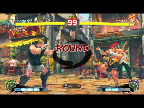 SSF4 Rank Match  pikagoma (AB)  vs  oshino215 (AD)