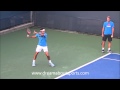 Roger Federer Forehand slow motion from practice session