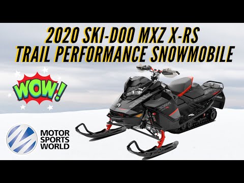 2020 Ski-Doo MXZ X-RS 850 Trail Performance Snowmobile‎