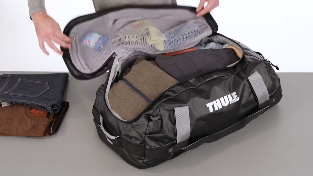 Дорожня сумка THULE Chasm L 90L TDSD-204 (Black) video preview