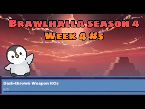 Brawlhalla season 4 week 4 #5 dash throw weapon kos
