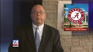 University of Alabama Records 531 Cases Since Classes Begin