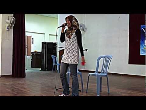 Ainan Tasneem - Aku Suka Dia live @ SMK Seksyen 18, Shah Alam