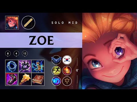 Zoe Mid vs Lucian - KR Diamond Patch 25.24